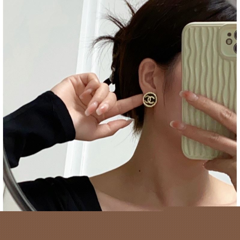 Ch*el earrings